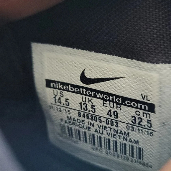 Nike Men's Vapor Speed Football Cleats (size 14.5) - Picture 7 of 7